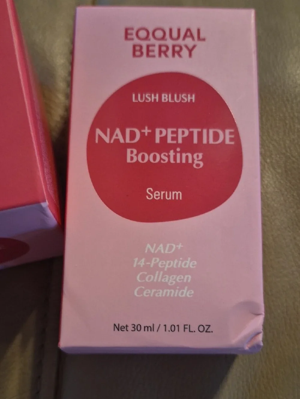 NAD+ Peptide Boosting Cream & Serum - Pink